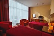 Гранд Отель Казань - Джуниор сюит (полулюкс) панорамный двухместный с двумя полутороспальными кроватями queen size - интерьер